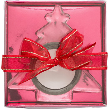 candele natalizie personalizzate - Supporto candela a forma di albero di Natale Casey