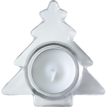 Candele casa personalizzate con logo - Supporto candela a forma di albero di Natale Casey