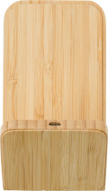 Supporto per smartphone in bamboo ricaricabile Claudie