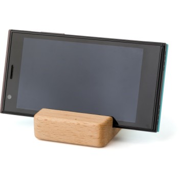 Gadget ecologico ecosostenibile personalizzato - regalo aziendale - Supporto per smartphone in legno Nyla
