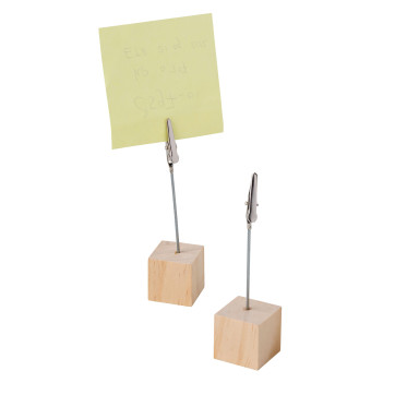 Supporto portafoto personalizzabile Impression in legno e acciaio