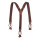 Suspenders personalizzabili Karlowsky con clip ottone e pelle