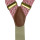 Bretelle personalizzabili Karlowsky larghe 3,5 cm con inserti pelle