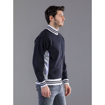 felpe uomo personalizzate - Sweat Full Zip Bicolor
