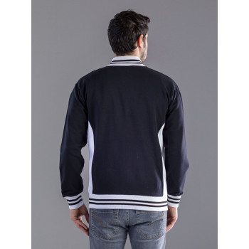 felpe uomo personalizzate - Sweat Full Zip Bicolor