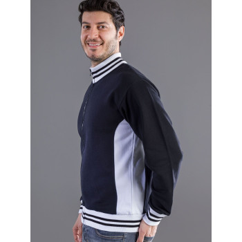 felpe uomo personalizzate - Sweat Full Zip Bicolor