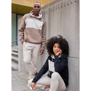 Sweat-Hoody colour-block UNISEX