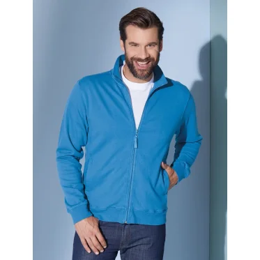 Giacca personalizzata Daiber in cotone french terry colletto coreana