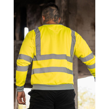 Felpe alta visibilità personalizzate - Sweatshirt