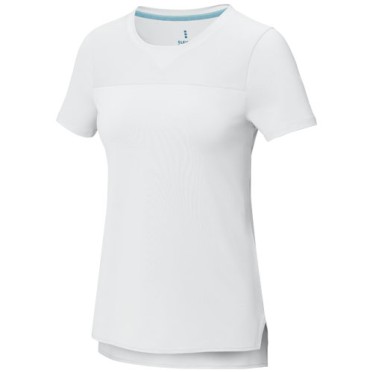Maglietta t-shirt personalizzata con logo - T-shirt a maniche corte cool fit in GRS riciclato da donna Borax