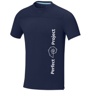 Maglietta t-shirt personalizzata con logo - T-shirt a maniche corte cool fit in GRS riciclato da uomo Borax
