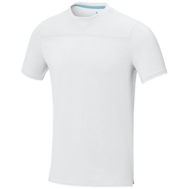 Maglietta t-shirt personalizzata con logo - T-shirt a maniche corte cool fit in GRS riciclato da uomo Borax