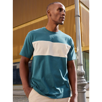 T-Shirt colour-block unisex