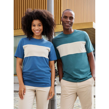 T-Shirt colour-block unisex