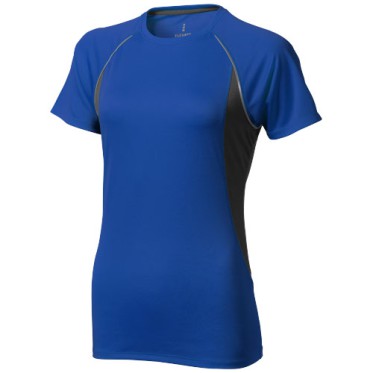 Maglietta t-shirt personalizzata con logo - T-shirt cool-fit Quebec a manica corta da donna
