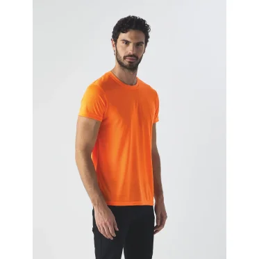 T-shirt personalizzabile Black Spider in tessuto tecnico cotton touch