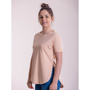 T-shirt girocollo donna manica corta
