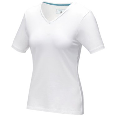Maglietta t-shirt personalizzata con logo - T-shirt Kawartha in tessuto organico a manica corta da donna