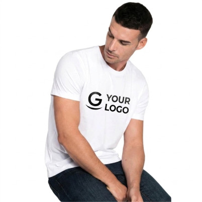 T shirt personalizzabile 100% cotone bianco resistente e versatile