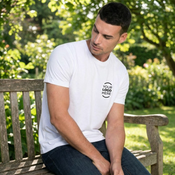 T shirt personalizzabile 100% cotone bianco resistente e versatile