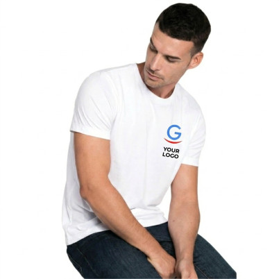 T shirt personalizzabile 100% cotone bianco resistente e versatile