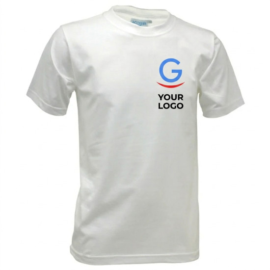 T-shirt personalizzabile 100% cotone girocollo resistente