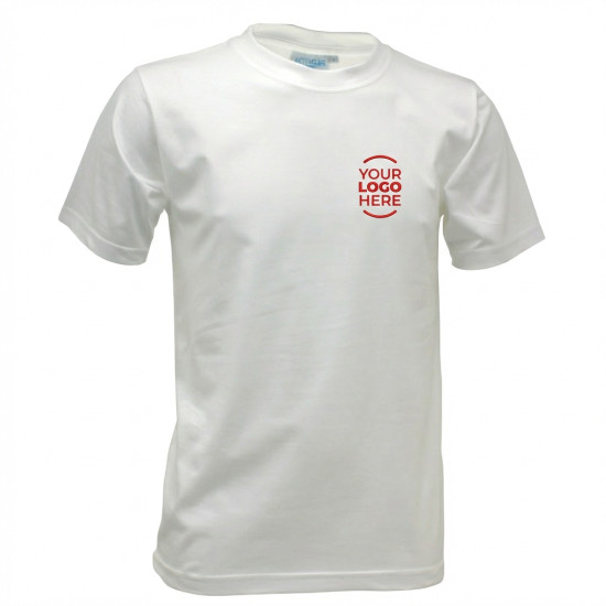 T-shirt personalizzabile 100% cotone girocollo resistente