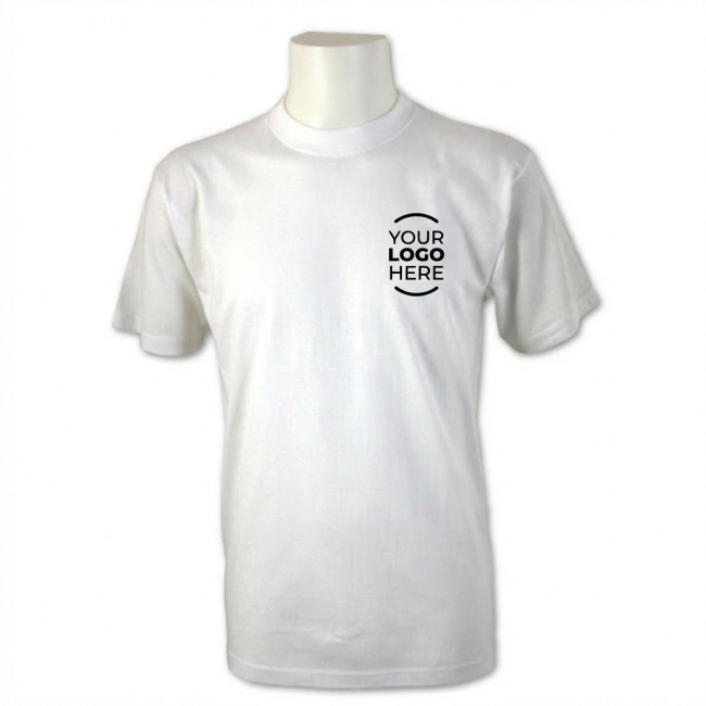 Gadget scontato personalizzato con logo - T-shirt personalizzabile 100% cotone maniche corte e lunghe