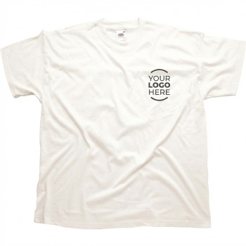 T-shirt personalizzabile bianca girocollo taglia XXL