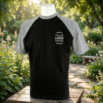 T-shirt personalizzabile bicolore con cuciture doppie