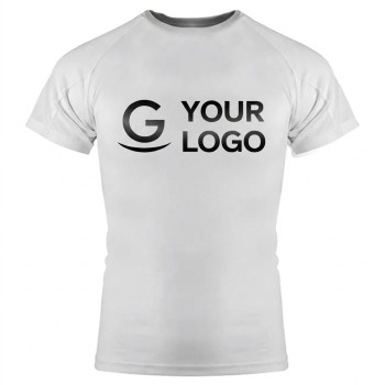 T-shirt personalizzabile in poliestere mesh extra traspirante con trattamento cool plus