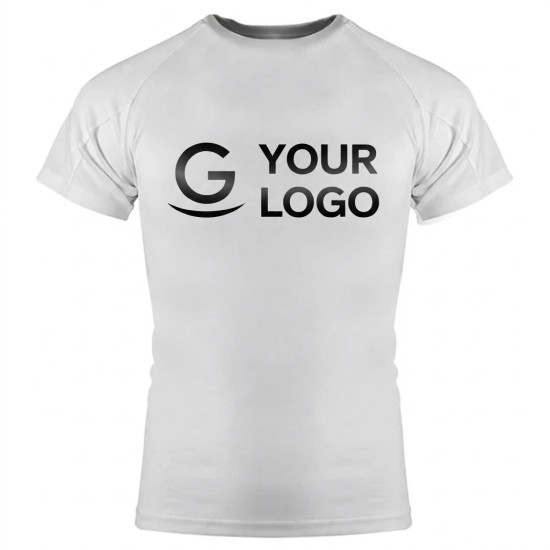 T-shirt personalizzabile in poliestere mesh extra traspirante con trattamento cool plus