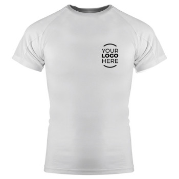 T-shirt personalizzabile in poliestere mesh extra traspirante con trattamento cool plus