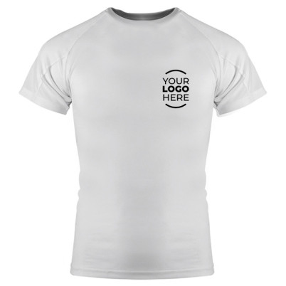 T-shirt personalizzabile in poliestere mesh extra traspirante con trattamento cool plus