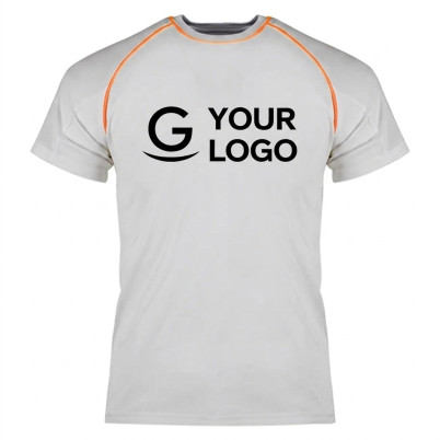 T-shirt personalizzabile tessuto mesh traspirante con stampa sublimatica