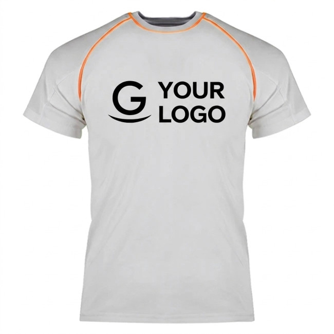 T-shirt personalizzabile tessuto mesh traspirante con stampa sublimatica