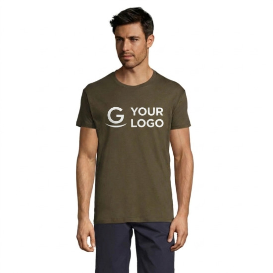 T-shirt personalizzabile unisex cotone 100% semipettinato ringspun