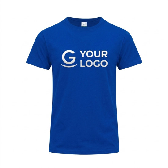 T-shirt personalizzabile unisex cotone con cuciture laterali e colletto rinforzato