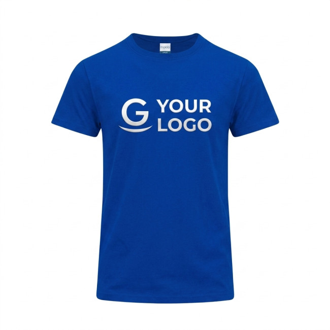 T-shirt personalizzabile unisex cotone con cuciture laterali e colletto rinforzato