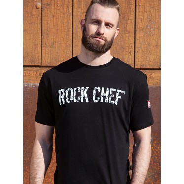 Abbigliamento ristorazione personalizzato con logo - T-Shirt ROCK CHEF®-Stage2