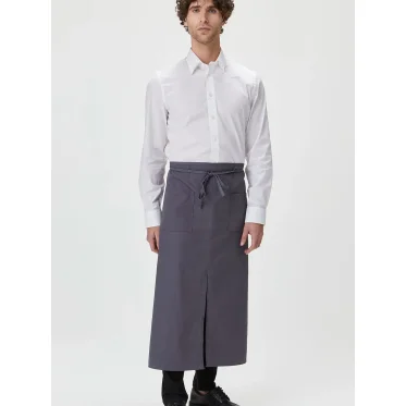 Grembiule personalizzabile Colore Italiano con spacco centrale e tasche