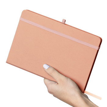 Taccuini personalizzati con logo - Taccuino A5 riciclato Bloom