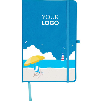 Taccuini personalizzati con logo - Taccuino A5 riciclato Bloom