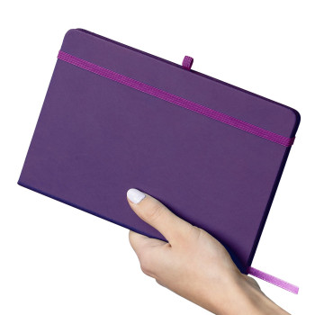 Taccuini personalizzati con logo - Taccuino A5 riciclato Bloom