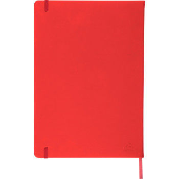 Taccuino formato +/- A4 certificato FSC® in PU riciclato Azure