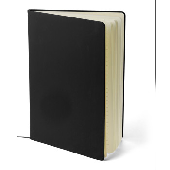 Taccuino formato +/- A4 certificato FSC® in PU riciclato Azure