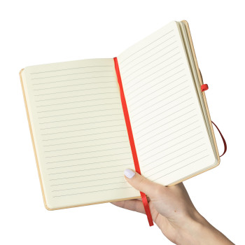 Taccuino formato +/- A5 certificato FSC® in carta kraft Haze