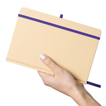 Taccuino formato +/- A5 certificato FSC® in carta kraft Haze