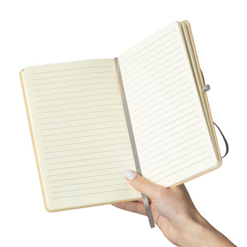 Taccuino formato +/- A5 certificato FSC® in carta kraft Haze