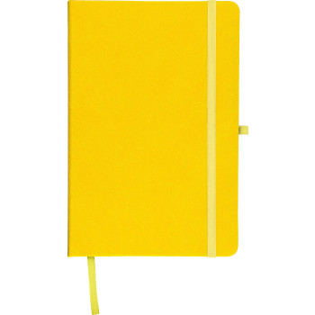 Taccuino formato +/- A5 certificato FSC® in PU riciclato Bloom